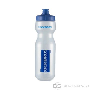 Rockbros 750 ml Bicycle Bottle - Transparent with Blue Mouthpiece (Niebieski || Przezroczysty)