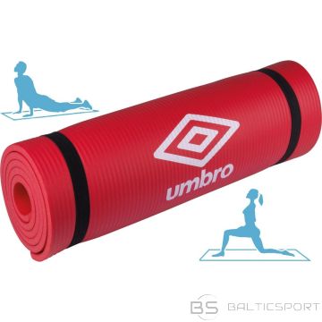 Umbro КОВРИК ДЛЯ ФИТНЕСА NBR ПРОТИВСКОЛЬЗЯЩИЙ 190x58x1CM КРАСНЫЙ