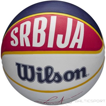 Wilson NBA vietējā spēlētāja Nikola Jokiča bumba grozam WZ4006701XB (7)