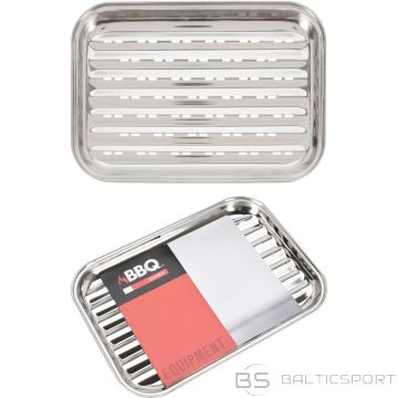 Bbq Line ГРИЛЬНАЯ ПЛИТА 34,5x24 СМ НЕРЖАВЕЮЩАЯ СТАЛЬ
