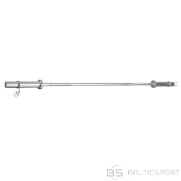 HMS GOP120 Olimpiskā stienis 120 cm, diametrs 50 mm + fiksatori