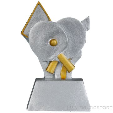 Tryumf Triumfa galda tenisa statuja / 10 cm / srebrny