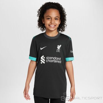 Nike Liverpool FC 2024/25 Stadium Away Jr Shirt FN9125-322 / Black / S (128-137)