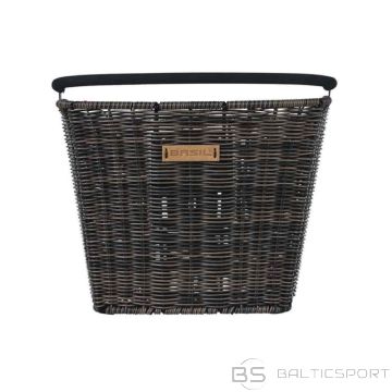 Velosipēda priekšējais grozs Basil Bremen Rattan Look KF, noņemams