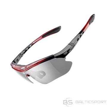 Rockbros sarkanas fotohromas brilles (nav piemērojamas)