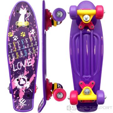Plastmasas skrituļdēlis ENERO MINI LOVE KITTY