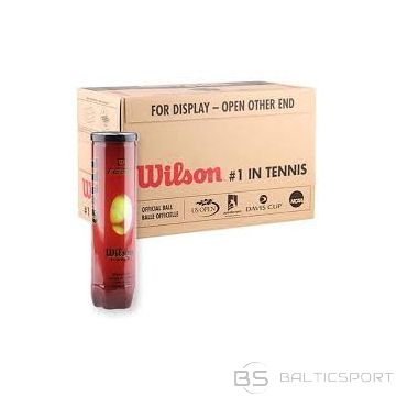 WILSON TEAM PRACTICE TENISA BUMBAS – kaste ar 18 tubiem (72 bumbas)