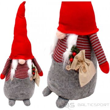 BS DEKORATĪVS ZIEMAS VECĪTIS 50 CM MEITENE AR SOMU UN BRAUNEĻOGU (N/A)