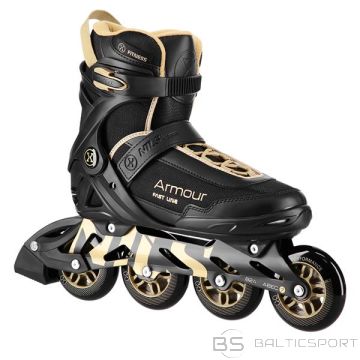 Nils Extreme NA22151 INLINE SLIDAS BRUŅAS MELNA ZELTA 45. IZMĒRS