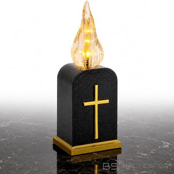 Koopman BATTERY-OPERATED LED CANDLE WITH TIMER LANTERN INSERT 16CM
