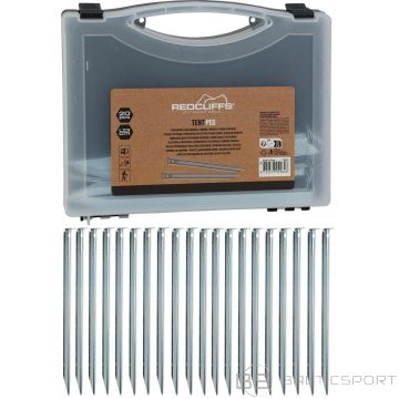 Redcliffs TENT HERRS 23CM SET. 20 METAL PCS IN A CASE
