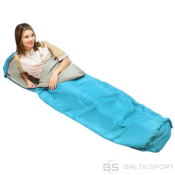 Enero Camp NEPAL TOURIST SLEEPING BAG WITH COMPRESSION 210X80x50CM BLUE