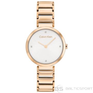 Calvin Klein Minimālistisks T veida sieviešu pulkstenis 25200140 + KASTE (-)