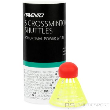 Speedbadminton shuttles in tube AVENTO 46SH 5 pcs