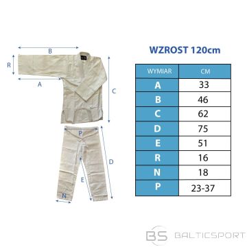 Enero AIKIDO JUDO KIMONO 120 CM