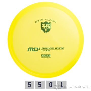 Discgolf DISCMANIA Midrange Driver C-LINE MD3 Yellow 5/6/0/0