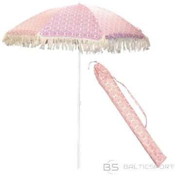 BS Pludmales un dārza lietussargs ar bārkstīm 174 cm sarkans (-)