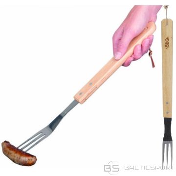 Bbq Line ВИЛКА ДЛЯ ГРИЛЯ 46 СМ С ДЕРЕВЯННОЙ РУЧКОЙ