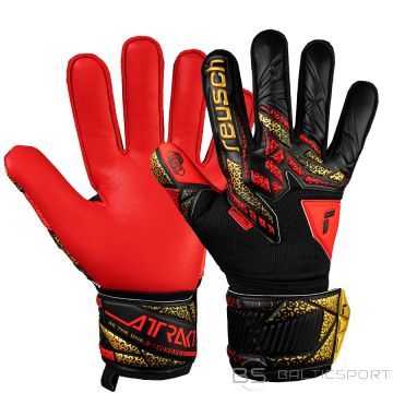 Reusch Attrakt sudraba cimdi 55 70 215 7075 / melni / 10
