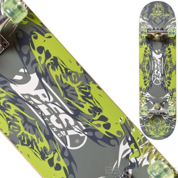 Best Sporting GREEN GHOST WOODEN SKATEBOARD