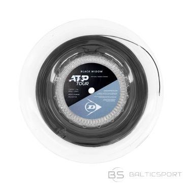 Strings for tennis racket DUNLOP BLACK WIDOW ATP 17g/1.26mm 200m