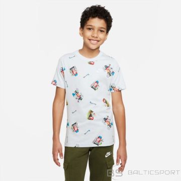Nike Sportswear Tee AOP Jr DQ3856-471 (S (128-137))