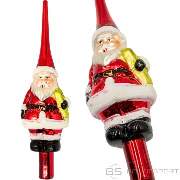 Edelman CHRISTMAS TREE TOP 28.5 CM SANTA CLAUS