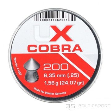 BS 6.35 Umarex Cobra Pointed Ribbed lodes 200 gab. (-)