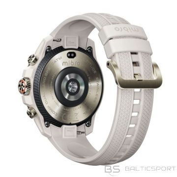 BS Mibro GS Explorer viedpulkstenis tuksneša baltā krāsā (-)
