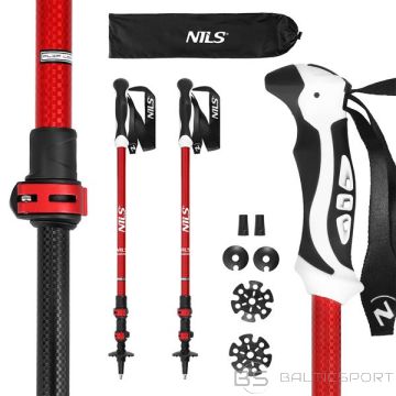 TK8601 RED KIJE TREKKINGOWE ALUMINIOWE