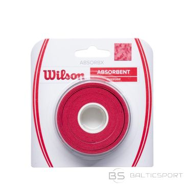 WILSON ABSORBX OVERGRIP 3 PK Red