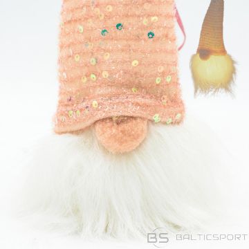 Christmas Decoration DECORATIVE SANTA CLAUS LED 25CM PINK