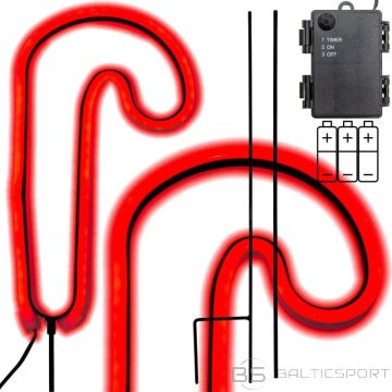 Luca NEON ZIEMASSVĒTKU SVECE 79 LED BATERIJAS DARBINĀMAS 12,5 x 93,5 CM (N/A)