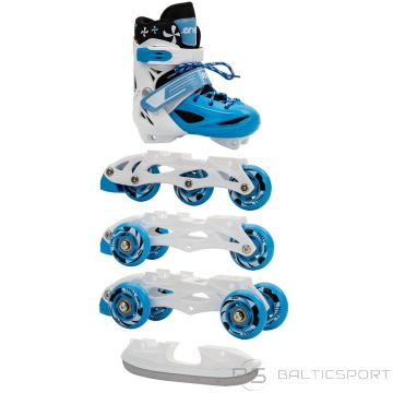 Enero ROLLER SKATES - ROLLER SKATES - SKATING 4IN1 26-29 BLUE