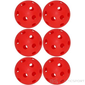 Florbola bumbiņas  UNIHOC MATCH BALL RED 6 GAB
