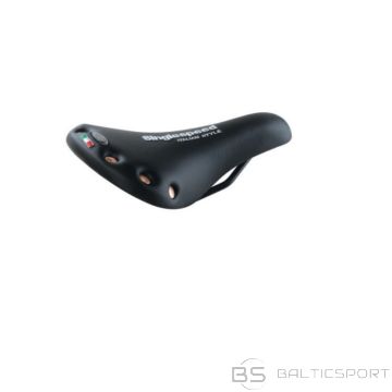 BS CANARAD saddle with rivets, black (N/A)