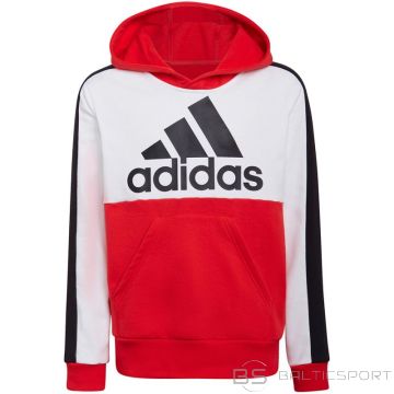 Adidas Colorblock Fleece Hoodie Jr HC5657 sweatshirt (116cm)