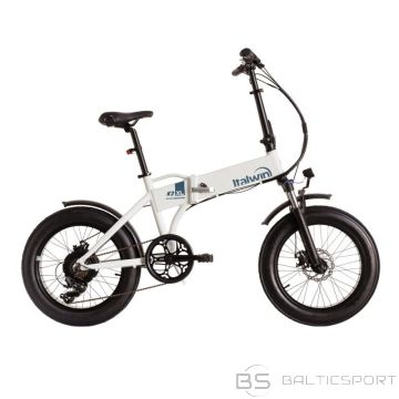 Saliekams elektriskais velosipēds ITALWIN K2 XL (36V / 10,5 Ah), balts