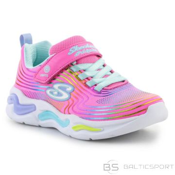 Skechers S-Lights Wavy Beams Jr 302338L-PKMT shoes (EU 34)