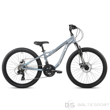 Bērnu velosipēds ROMET Rambler FIT 24, grafīta-tirkīza krāsā