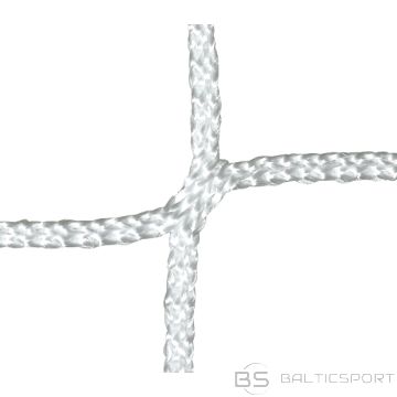 Futbola vārtu tīkls 3x2m balts,  4mm biezums - dziļums 0.8/1m