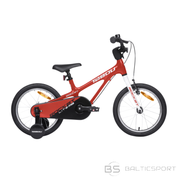 Ultraviegls bērnu velosipēds TABOU Rocket Lite MG, 18'' sarkanbalts
