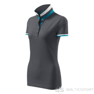 Malfini Collar Up W MLI-25783 gaišs antracīta polo krekls (L)