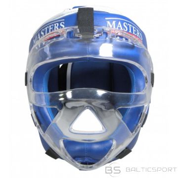 Masters boxing helmet with mask KSSPU-M (WAKO APPROVED) 02119891-M02 (niebieski+S)