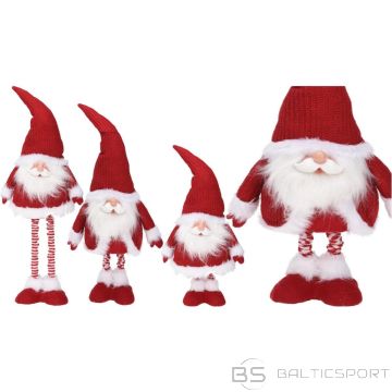 Christmas Decoration SANTA CLAUS ON TELESCOPIC LEGS 30X18X100CM - RED