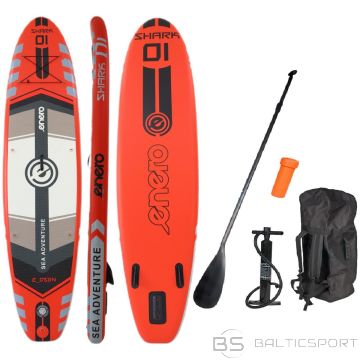 Enero SET - INFLATABLE SUP BOARD 320x76x15CM SHARK
