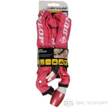 Dunlop BIKE LOCK CHAIN WITH LOCK 120CM - PINK