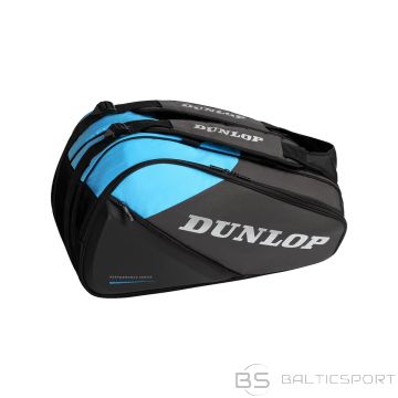 Padel Bag DUNLOP FX PERFORMANCE black/cyan/gun metal