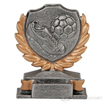 Biemans Soccer ball statuette FG155 / 12 cm / silver