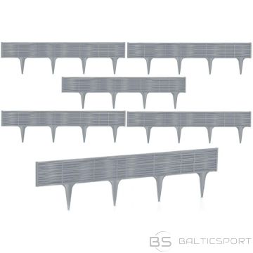 BS Садовая ограда из плетеного материала, 390 см, серый камень (нет данных)